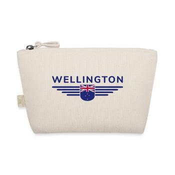 Wellington T-Shirt for New Zealand Fans - Organic Pouch - nature - Front