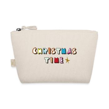 Christmas Time - Bio-Täschchen - Natur - Vorne