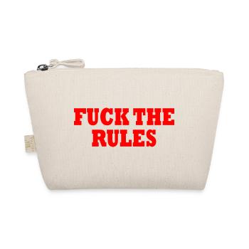Fuck the rules - Bio-Täschchen - Natur - Vorne