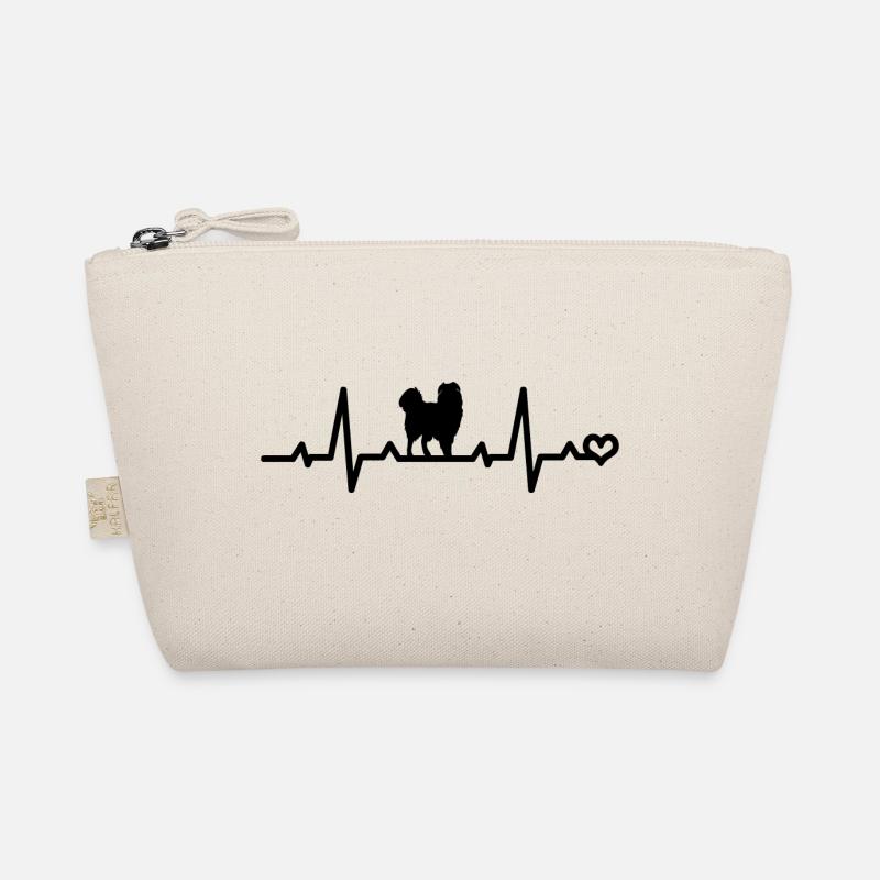 Australian Shepherd Aussie Love Heart Rate ECG Organic Pouch