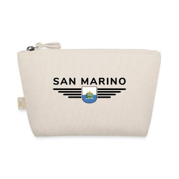I Love San Marino, Elegance Style Design T-Shirt - Organic Pouch - nature - Front
