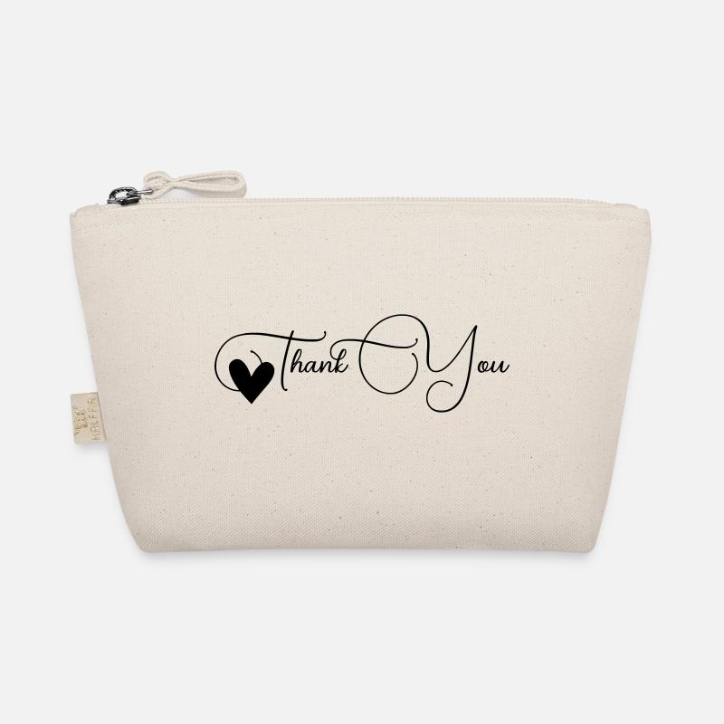 Thank you Font Line Organic Pouch