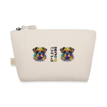 Pug - Organic Pouch - nature - Front