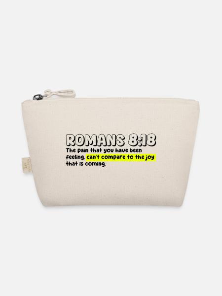 Romans 8:18 | Bible Quote - Organic Pouch - nature - Front