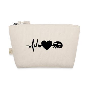 Chemise de camping Heartbeat – Heart Caravan Design - Trousse biologique - nature - Devant