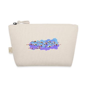 Flamingos on the road - Organic Pouch - nature - Front