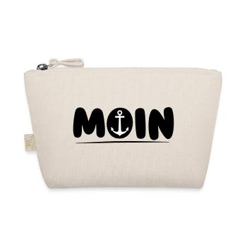 Moin mit Anker - Bio-Täschchen - Natur - Vorne
