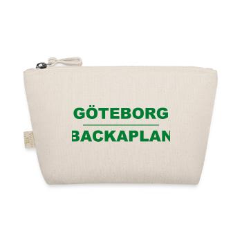 Göteborg Backaplan – Grün-Schwarz-Design - Bio-Täschchen - Natur - Vorne