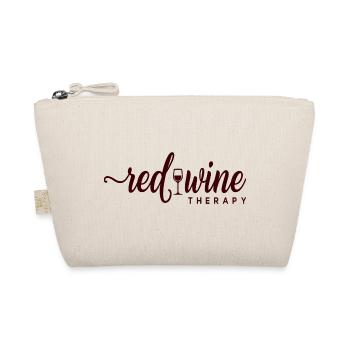 Red Wine Therapy Wine Saying Relaxation - Organic Pouch - nature - Front