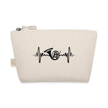 Horn Heartbeat ECG - Organic Pouch - nature - Front
