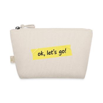 Ok, allons-y ! Conception du ruban jaune - Trousse biologique - nature - Devant