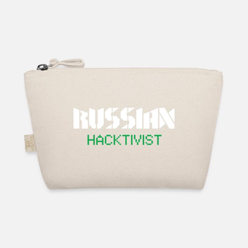 Russian Hacktivist Cyber Security Design Organic Pouch
