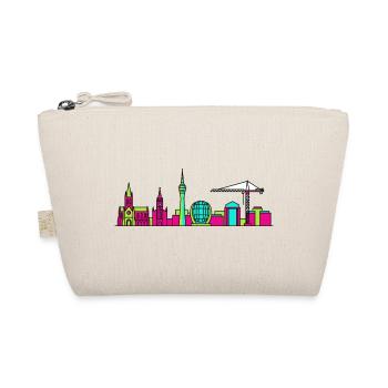 Glasgow City Skyline Clyde Arc Modern Line Art - Organic Pouch - nature - Front