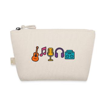 Musique Passion Ondes sonores Cadeau de design - Trousse biologique - nature - Devant