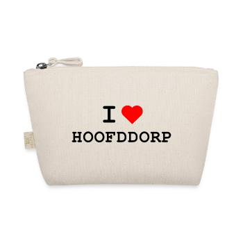 Ich liebe Hoofddorp - I love Hoofddorp - Organic Pouch - nature - Front