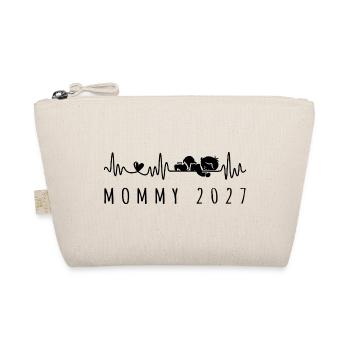 Future Mommy 2027 Heartbeat Pregnancy Announcement - Organic Pouch - nature - Front