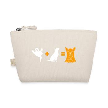 Funny Halloween Dog Ghost - Halloween Dog - Bio-Täschchen - Natur - Vorne