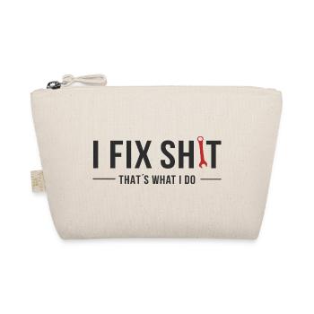 I Fix Shit – That’s What I Do - Bio-Täschchen - Natur - Vorne