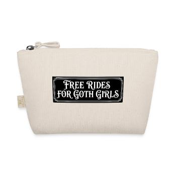 Free rides for gothic girls - Organic Pouch - nature - Front