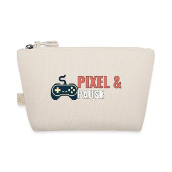 Pixel & Pause. - Bio-Täschchen - Natur - Vorne