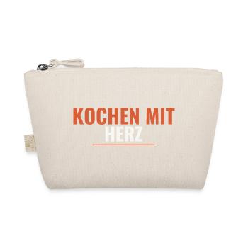 Kochen mit Herz. - Bio-Täschchen - Natur - Vorne