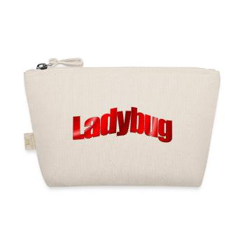 Dezentes Logo Ladybug  - Bio-Täschchen - Natur - Vorne