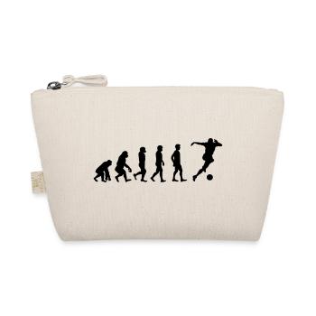 Fussballer Evolution - Bio-Täschchen - Natur - Vorne