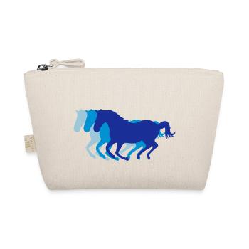 Trois chevaux au galop - Trousse biologique - nature - Devant