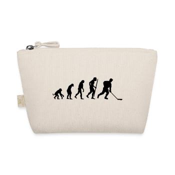 evolution of  hockey_ - Bio-Täschchen - Natur - Vorne