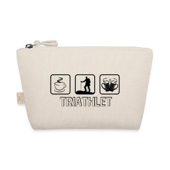 Triathlete mountain hiking - Organic Pouch - nature - Front