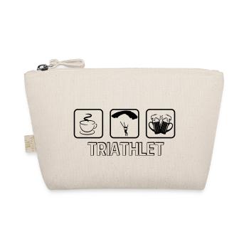 Triathlet Paragliding - Bio-Täschchen - Natur - Vorne