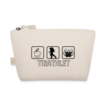 Triathlete mountain hiking - Organic Pouch - nature - Front
