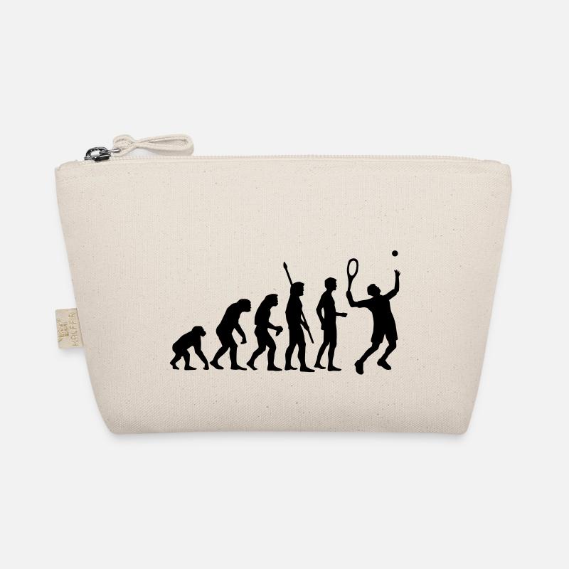 evolution_tennis_b_1c - Bio-Täschchen - Natur