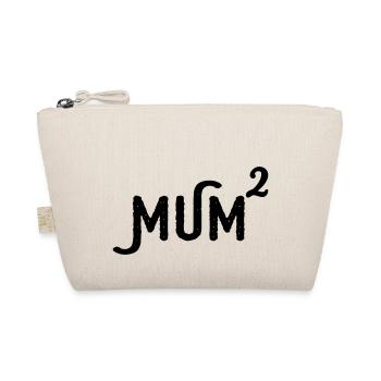 Mum Up 2 Twins Moms Funny Motive Mum - Organic Pouch - nature - Front