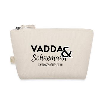Father and son a team gift idea - Organic Pouch - nature - Front