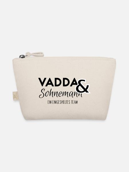 Vater und Sohn ein Team Geschenk Idee - Bio-Täschchen - Natur