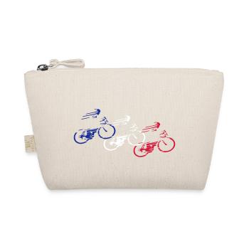 road bike racer france - Organic Pouch - nature - Front