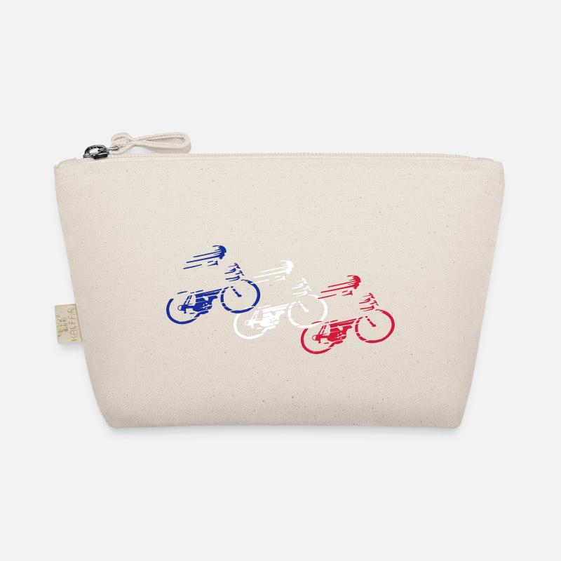 rennrad rennradfahrer frankreich - Bio-Täschchen - Natur