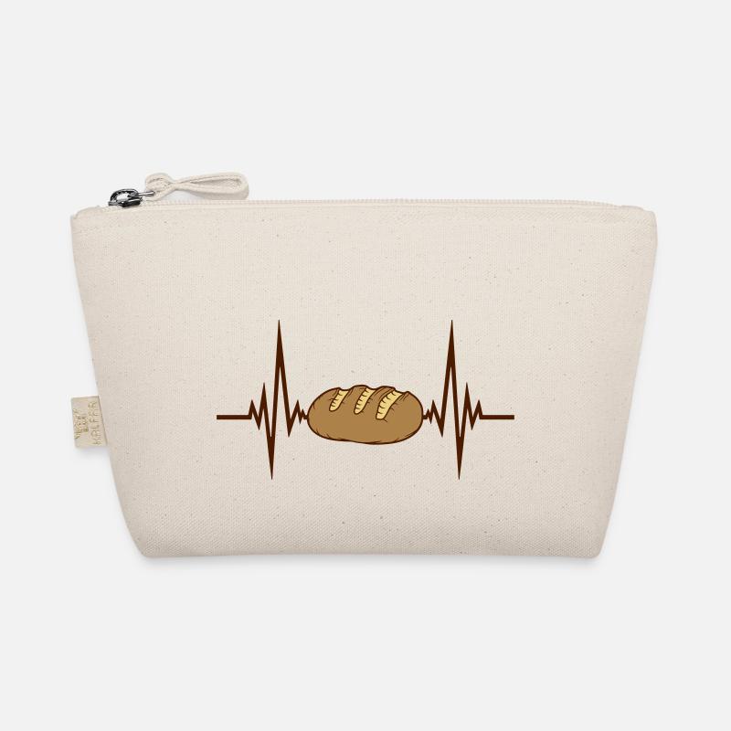 pulse heartbeat frequency hunger loaf bread slice Organic Pouch