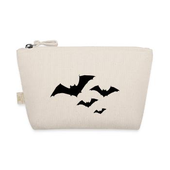 Halloween Bat Swarm 1c - Organic Pouch - nature - Front