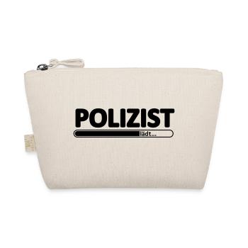 Polizist // Polizistin // Polizei //Polizeibeamtin - Bio-Täschchen - Natur - Vorne