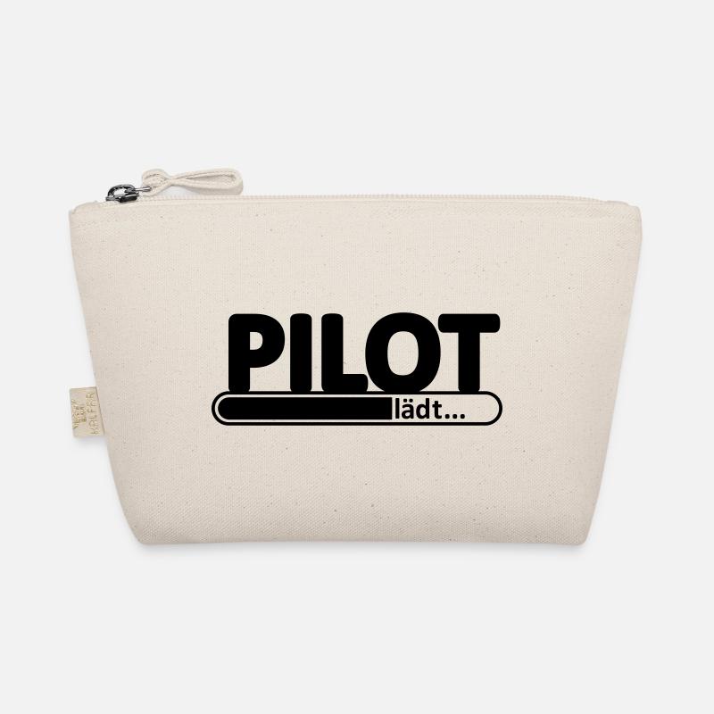 Pilot // Pilotin // Flugzeug // reisen // Flieger Bio-Täschchen