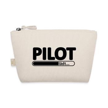 Pilot // Pilotin // Flugzeug // reisen // Flieger - Bio-Täschchen - Natur - Vorne