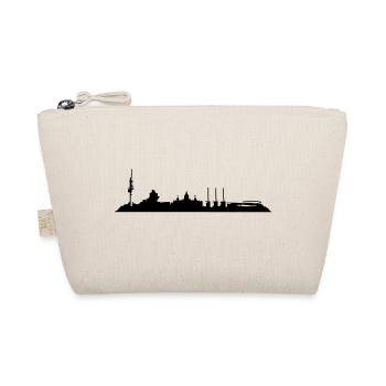 Hannover // Skyline // Silhouette // Skylineshirt - Bio-Täschchen - Natur - Vorne