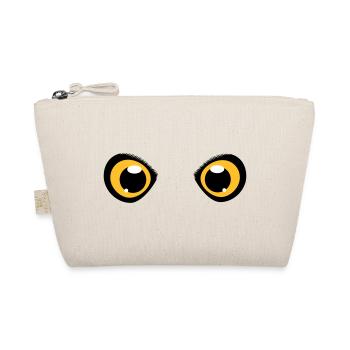 two shining eyes of an owl - Organic Pouch - nature - Front