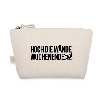 Hoch die Wände Wochenende - Bio-Täschchen - Natur - Vorne