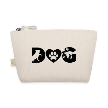 DOG Hund - Organic Pouch - nature - Front