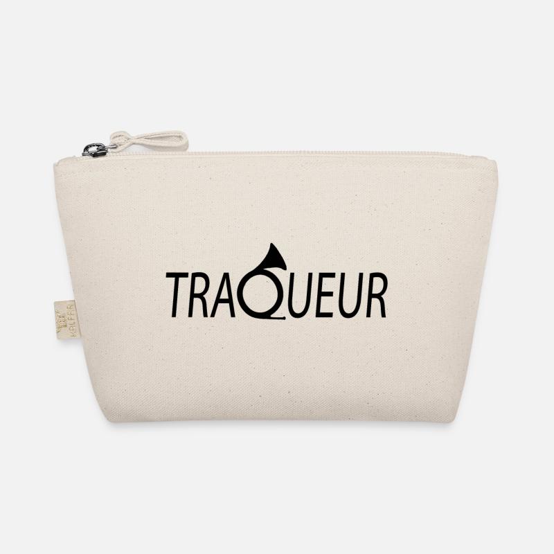 TRACKER T-shirt customizable with your text Organic Pouch