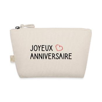 HAPPY BIRTHDAY. HAPPY BIRTHDAY. - Organic Pouch - nature - Front