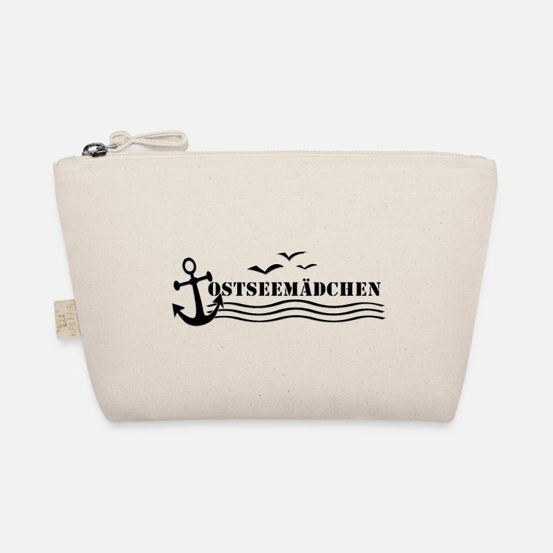 Ostseemädchen Schriftzug |Yolo-Artwork Bio-Täschchen